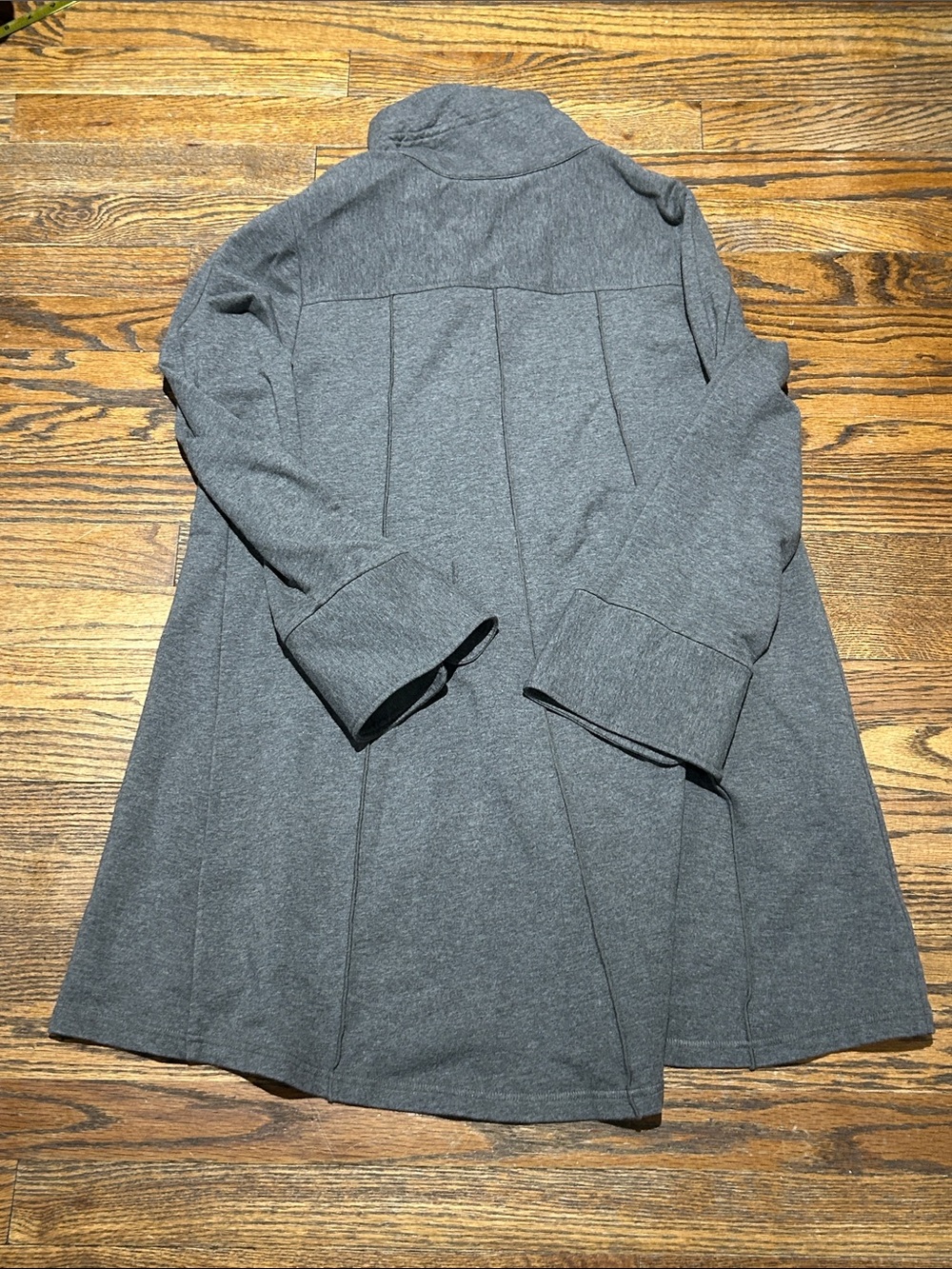 Soft Surroundings Gray Ruffle-Collar Jacket - Picture 11 of 11